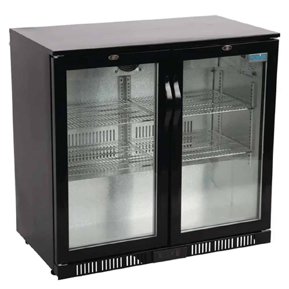 Polar G-Series Back Bar Cooler w/ 2 Hinged Doors 198L 230W 1.66amp