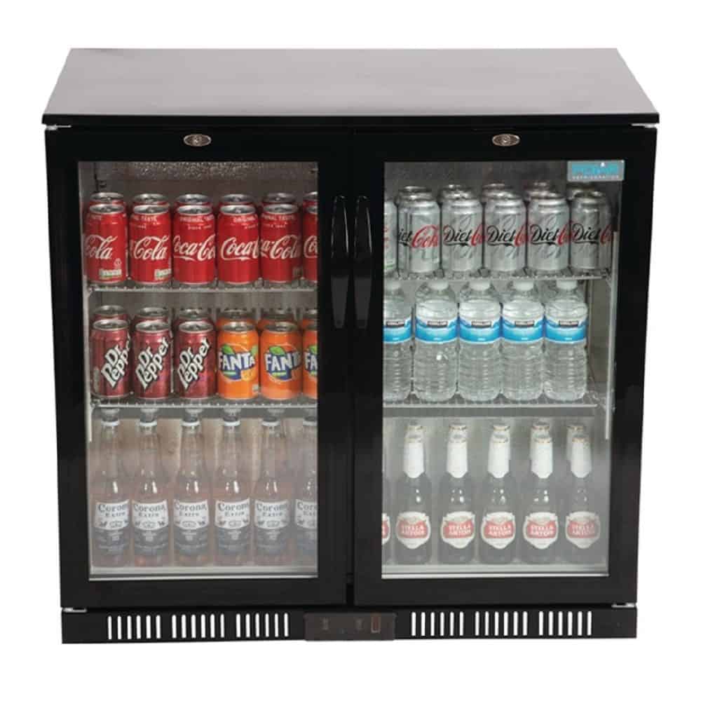 Polar G-Series Back Bar Cooler w/ 2 Hinged Doors 198L 230W 1.66amp