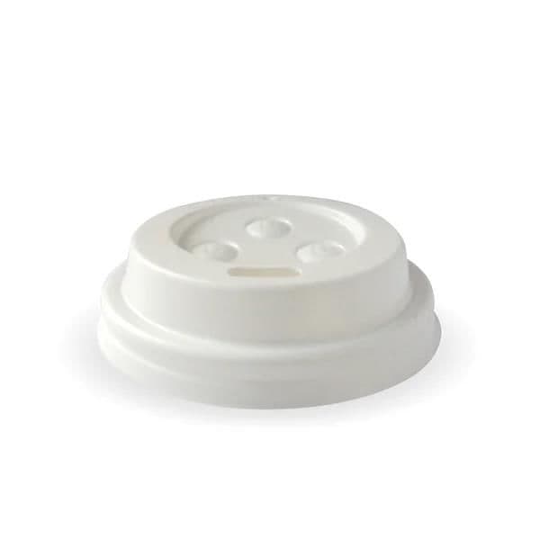 Sipper Lid Suits (63mm/4oz) BioCup Takeaway Coffee Cup - White