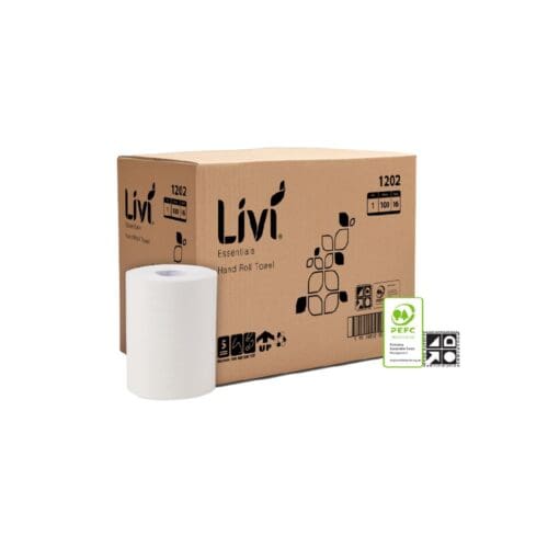 LIVI Essentials Roll Towel 1ply 100m