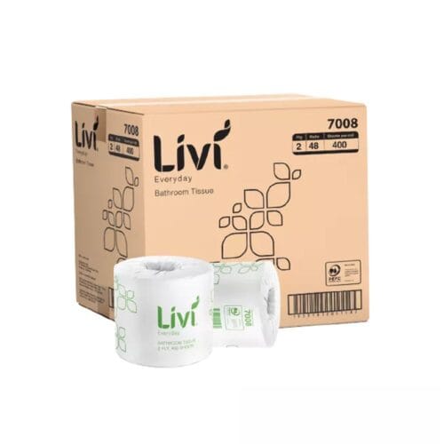 Livi Everyday Toilet Paper Roll 2Ply 400Sheets
