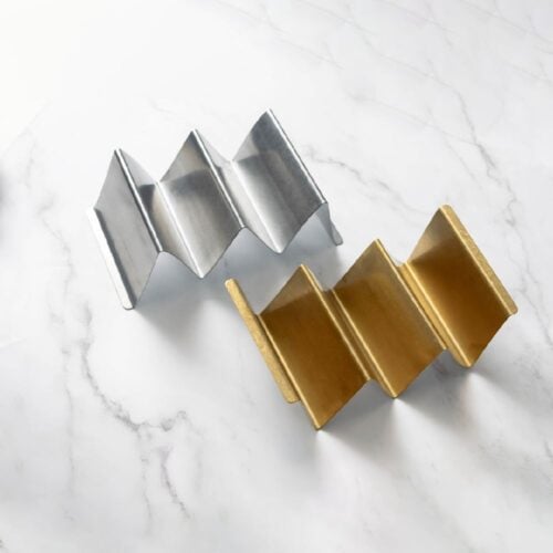 Taco Stand 221mmx100mm S/S Vintage Gold