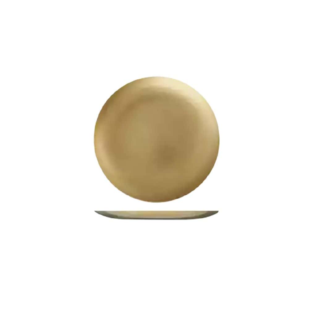 Round Coupe Plate 170mm S/S Vintage Gold