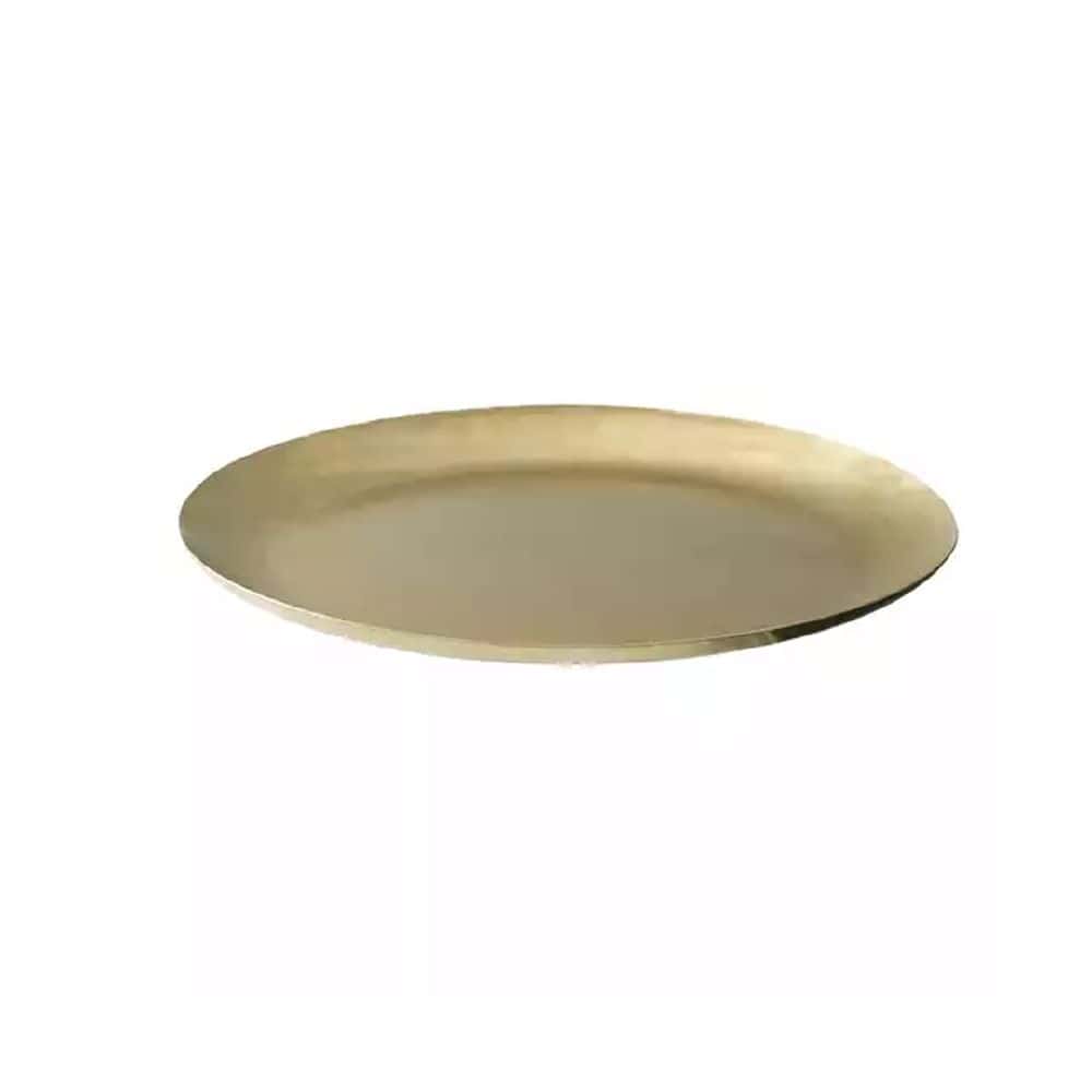 Oval Plate 220mmx120mm S/S Vintage Gold