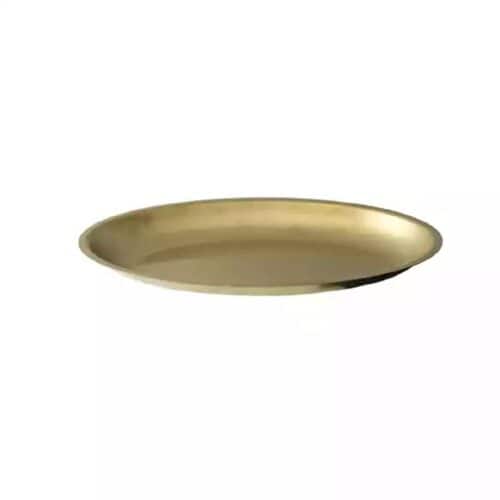 Oval Deep Tray 300mmx182mm S/S Vintage Gold