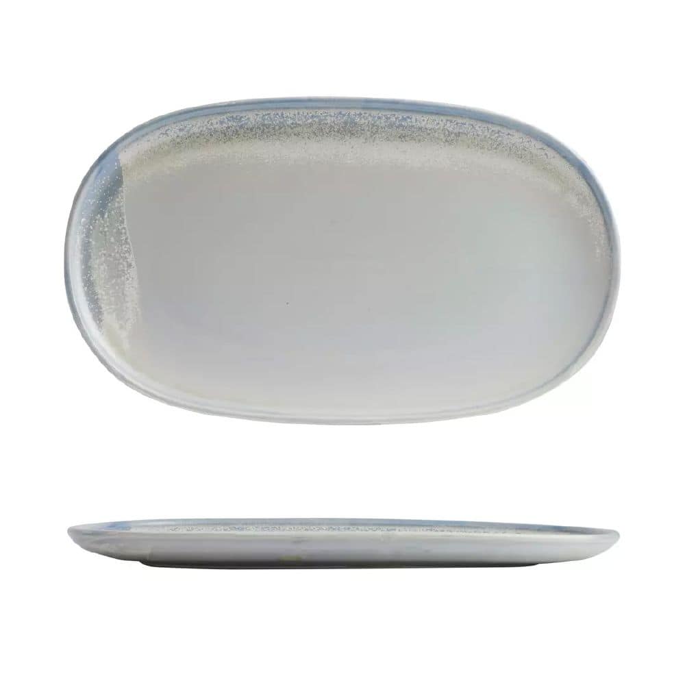 Oval Coupe Plate 405mmx240mm Cloud