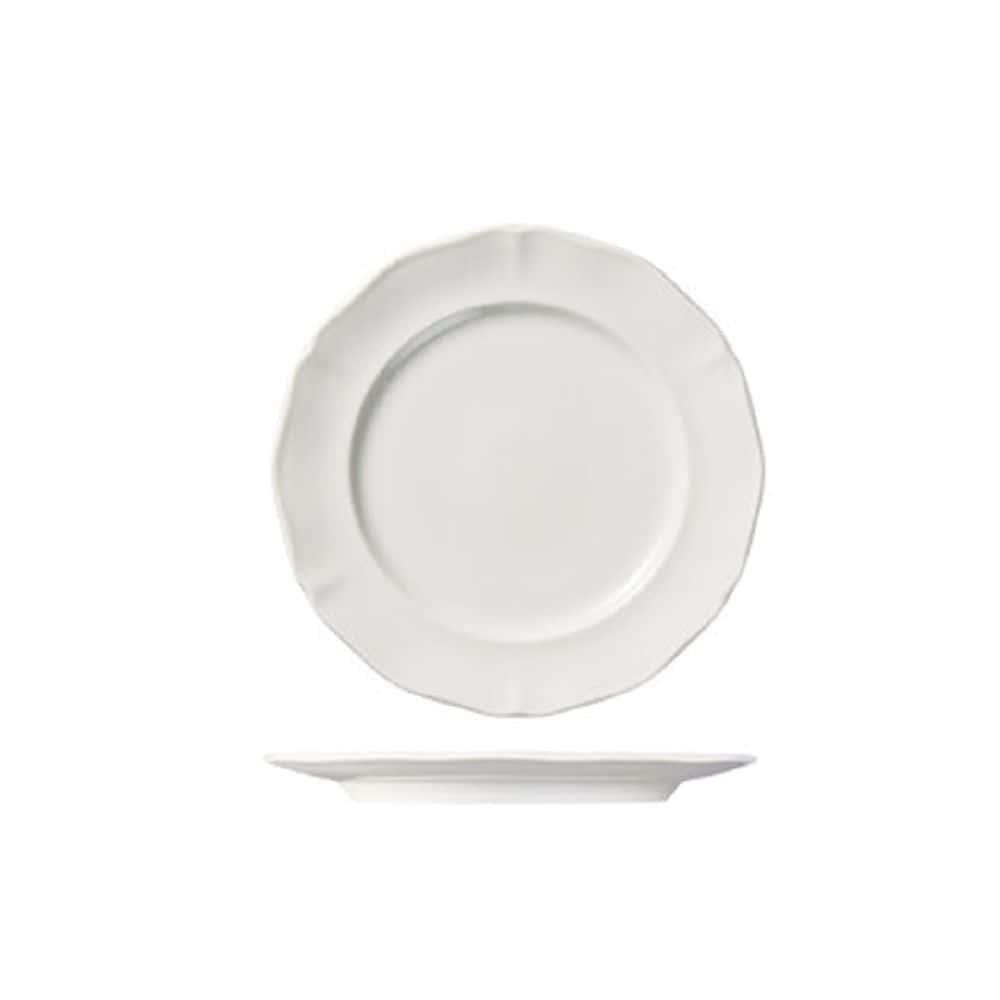 Scalloped Round Plate 210mm w/ Wide Rim Astoria