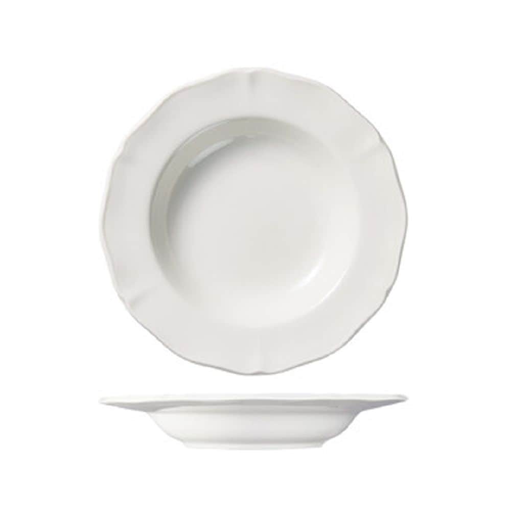 Scalloped Soup / Pasta Bowl 530ml w/ Wide Rim Astoria