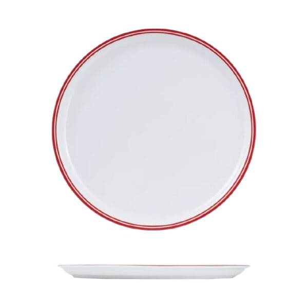 TIBPP33R Pizza Plate 330mm Nano Cru Red