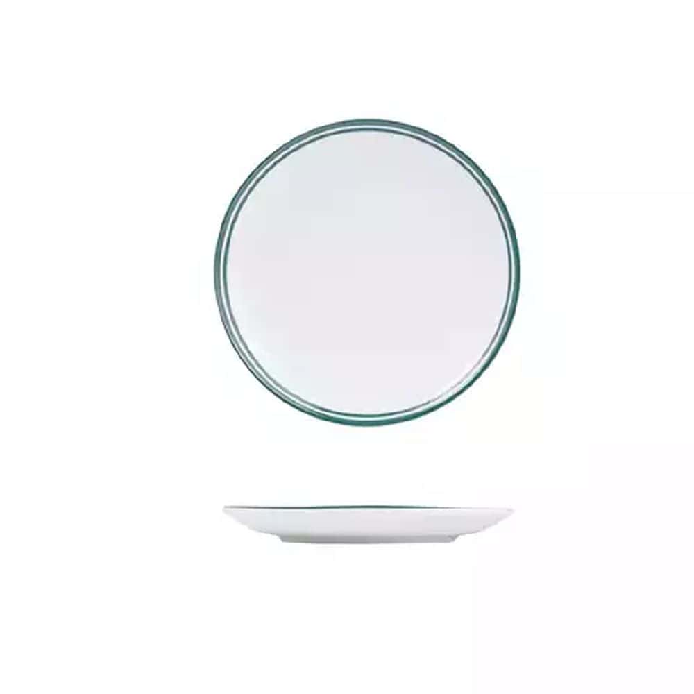Round Coupe Plate 210mm Nano Cru Green