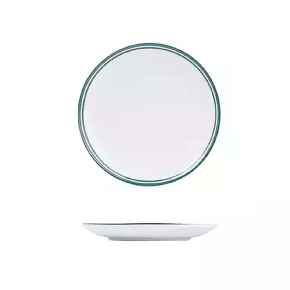 Round Coupe Plate 240mm Nano Cru Green