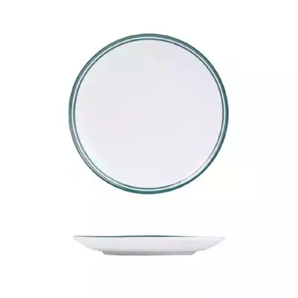 Round Coupe Plate 270mm Nano Cru Green