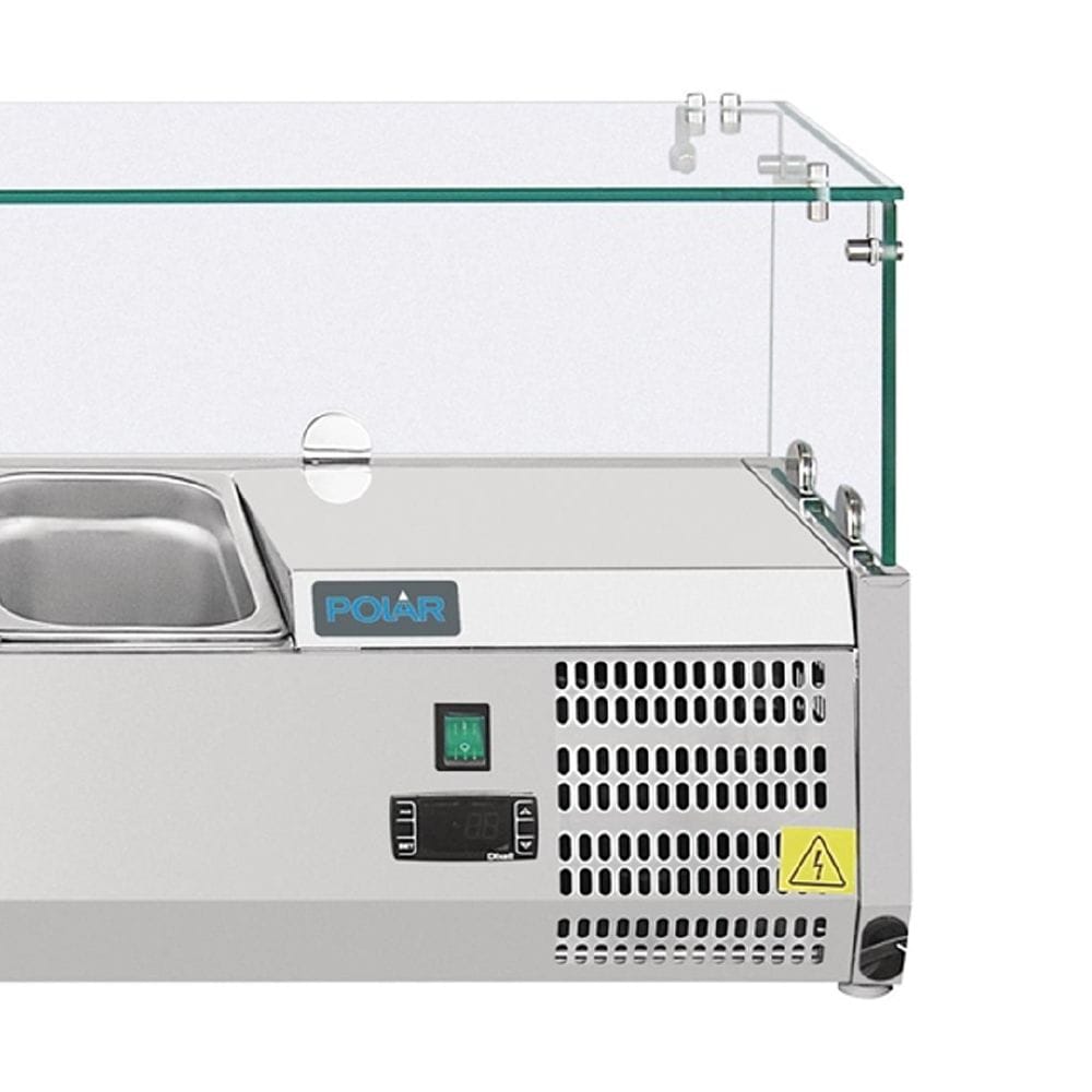 Polar G-Series Countertop Preparation Fridge 6 x GN 1/4 10amp