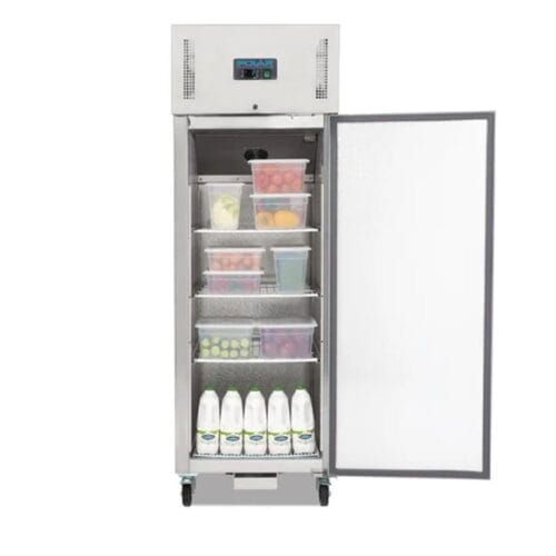 Polar G-Series 1 Door Upright Fridge 600Ltr Stainless Steel