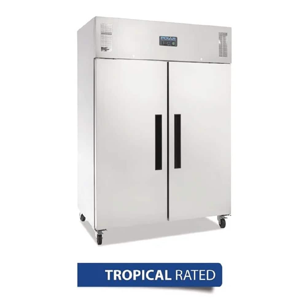 Polar G-Series Gastro Upright Fridge 2 Door 1200Ltr 42.4 Cuft Ventilated