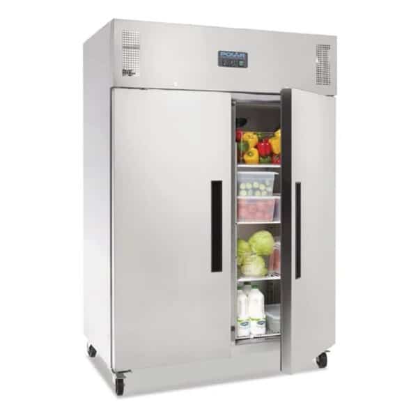 Polar G-Series Gastro Upright Fridge 2 Door 1200Ltr 42.4 Cuft Ventilated