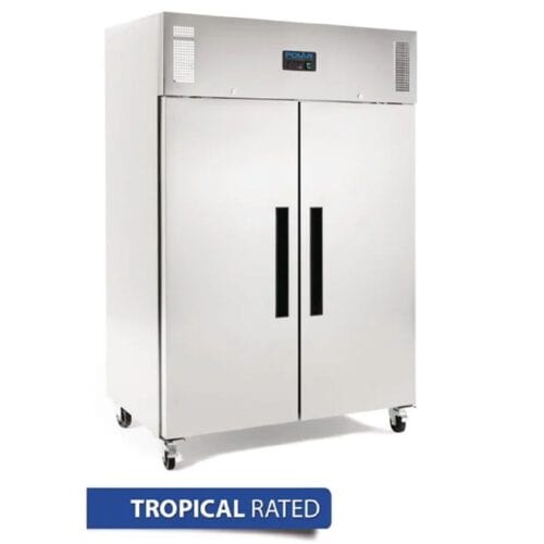 Polar G-Series Gastro Upright Freezer 2 Door 1200L 42.4 Cuft Ventilated