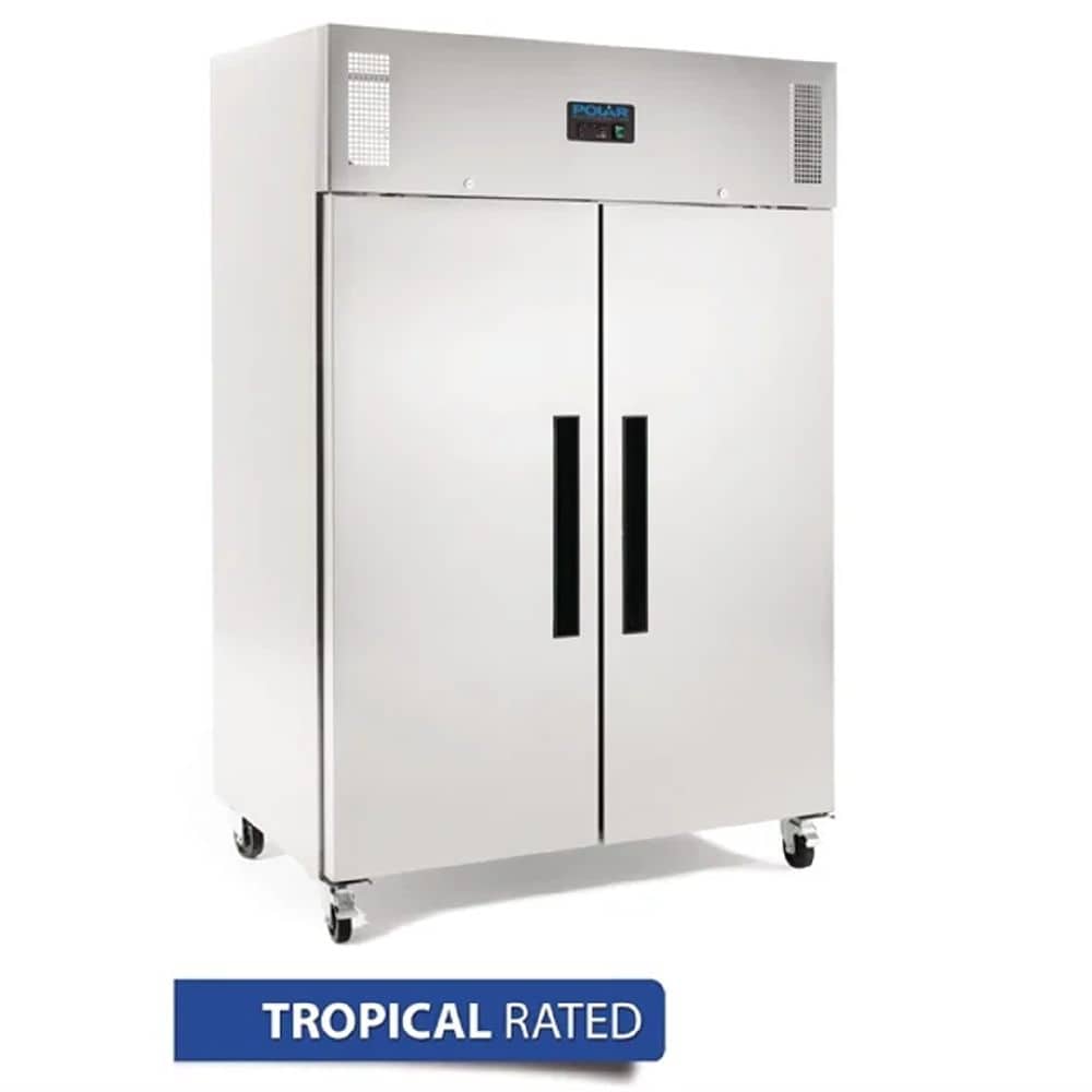 Polar G-Series Gastro Upright Freezer 2 Door 1200L 42.4 Cuft Ventilated
