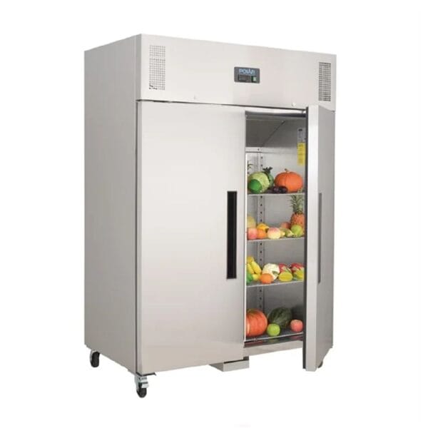 Polar G-Series Gastro Upright Freezer 2 Door 1200L 42.4 Cuft Ventilated