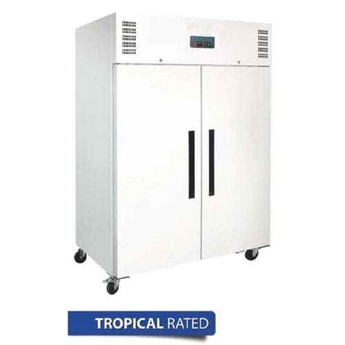 Polar G-Series Solid 2 Door Upright Freezer White 1200L