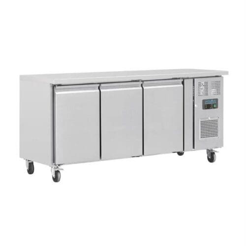 Polar U-Series Triple Door Counter Fridge 339Ltr