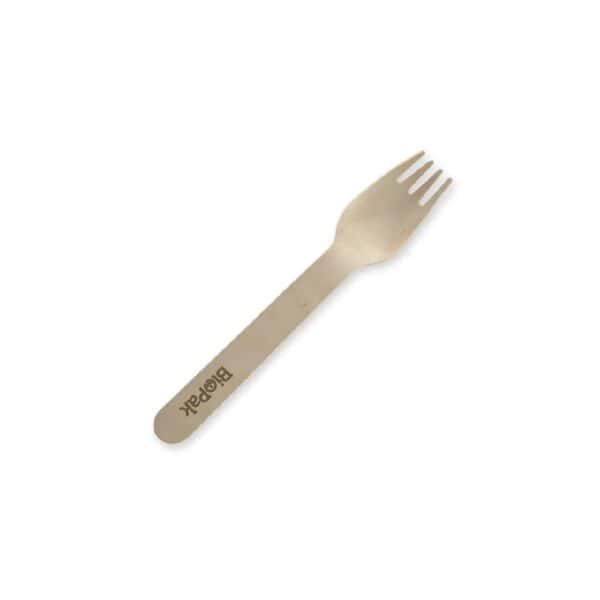 Wooden Fork 160mm Biopak