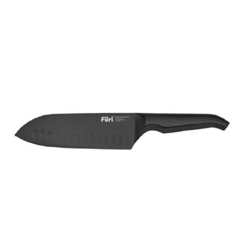 Furi Pro East/West Santoku Knife 170mm - Jet Black