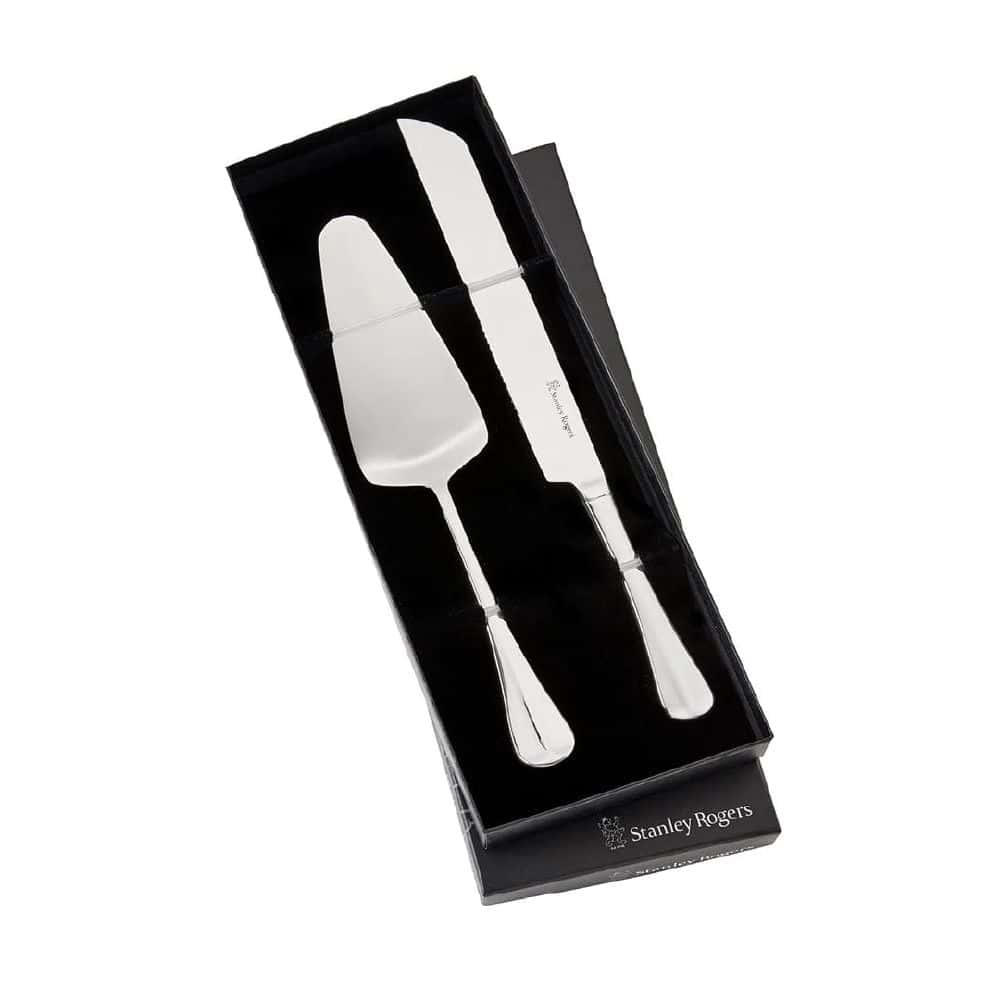 Stanley Rogers Cake Knife & Server 2 Piece Set Baguette S/S