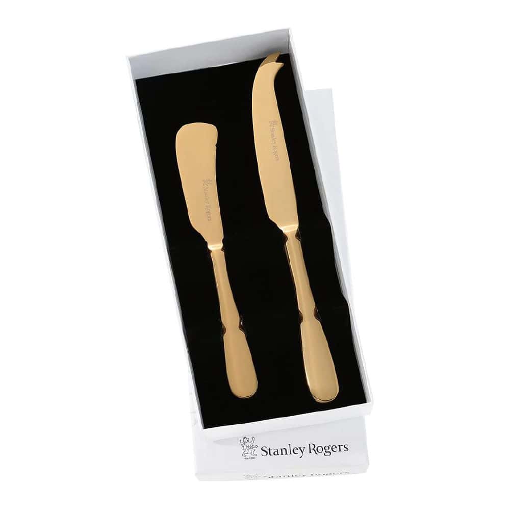 Stanley Rogers Cheese Knives 2 Piece Set Albany