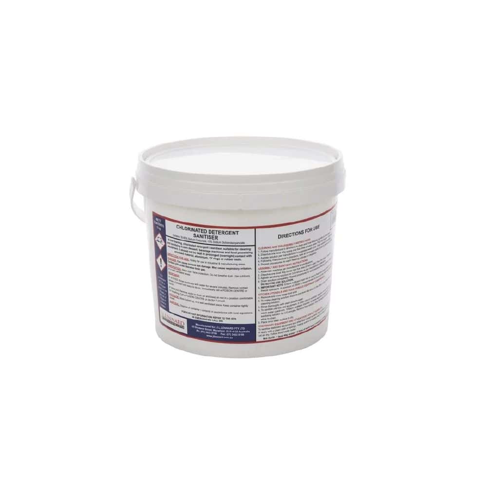 Chlorinated Detergent Sanitiser for Frozen Dessert Equipment