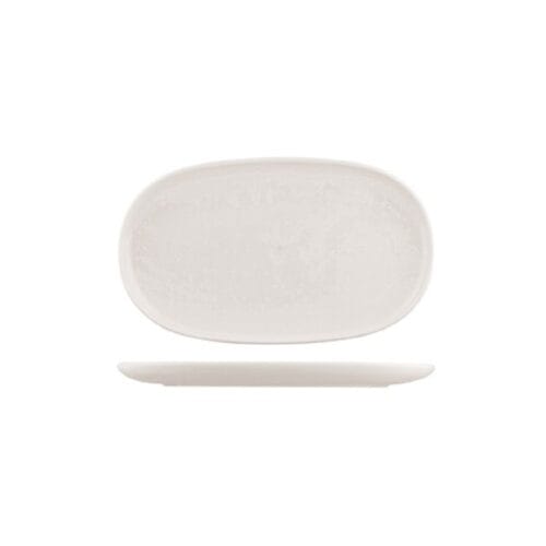 Oval Coupe Plate 355mmx215mm Snow