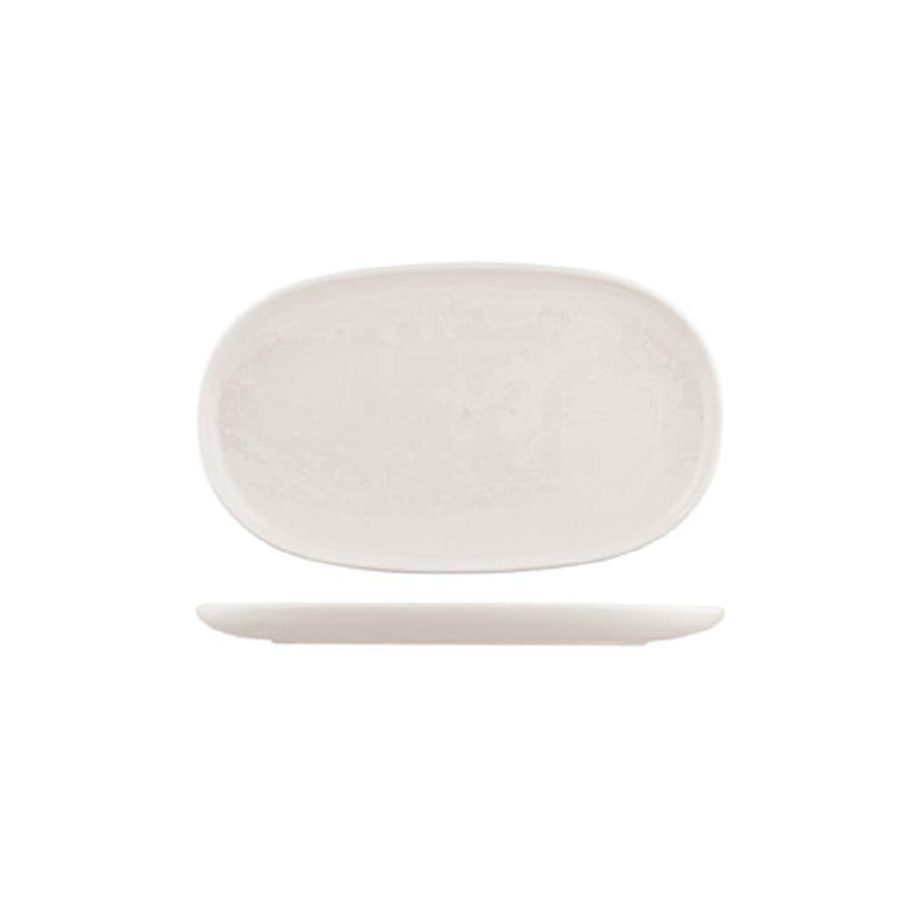 Oval Coupe Plate 355mmx215mm Snow
