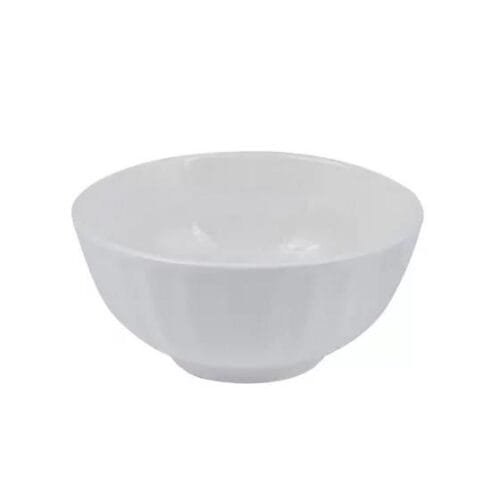 Scalloped Round Bowl 490ml Snow
