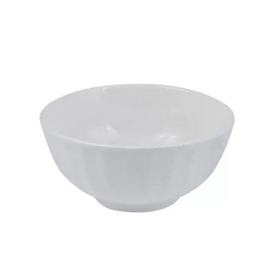 Scalloped Round Bowl 490ml Snow
