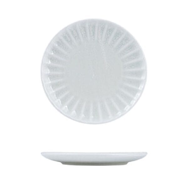TI927362 Scalloped Round Plate 260mm Willow