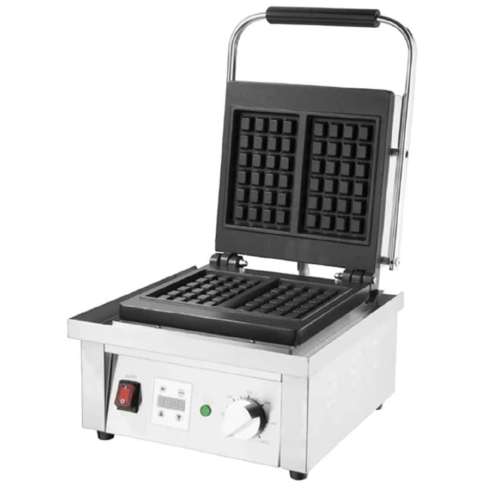 Apuro Commercial Waffle Maker 325x400x245mm 1.6kw 7amp