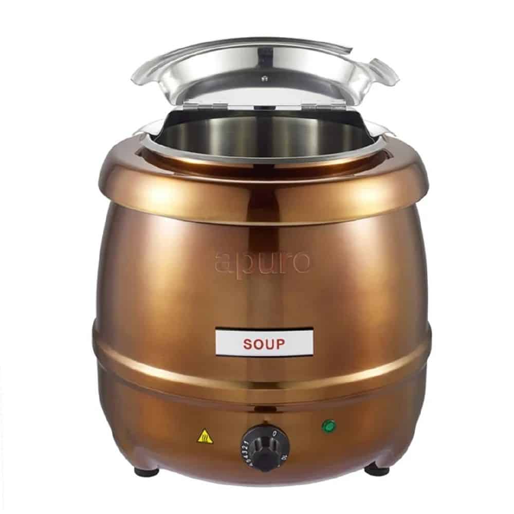Apuro Soup Kettle 10L 400w 1.9amp - Copper Finish
