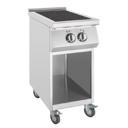 Apuro Freestanding Induction Cooker 400x750x920mm 3.5kw 17.5amp - 2 Zone