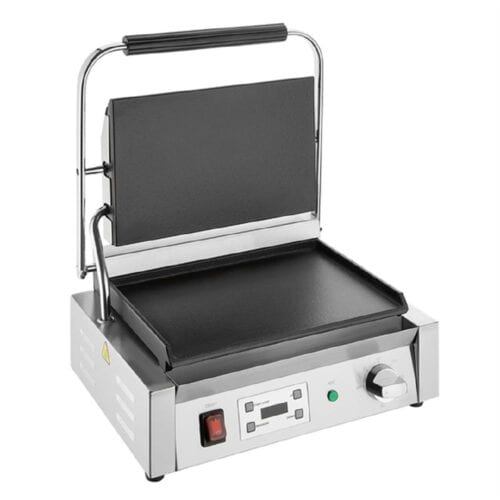 Apuro Contact Grill 430x310x200mm 2.5kw 10.8a Extra Large Single Plate - Flat/Flat