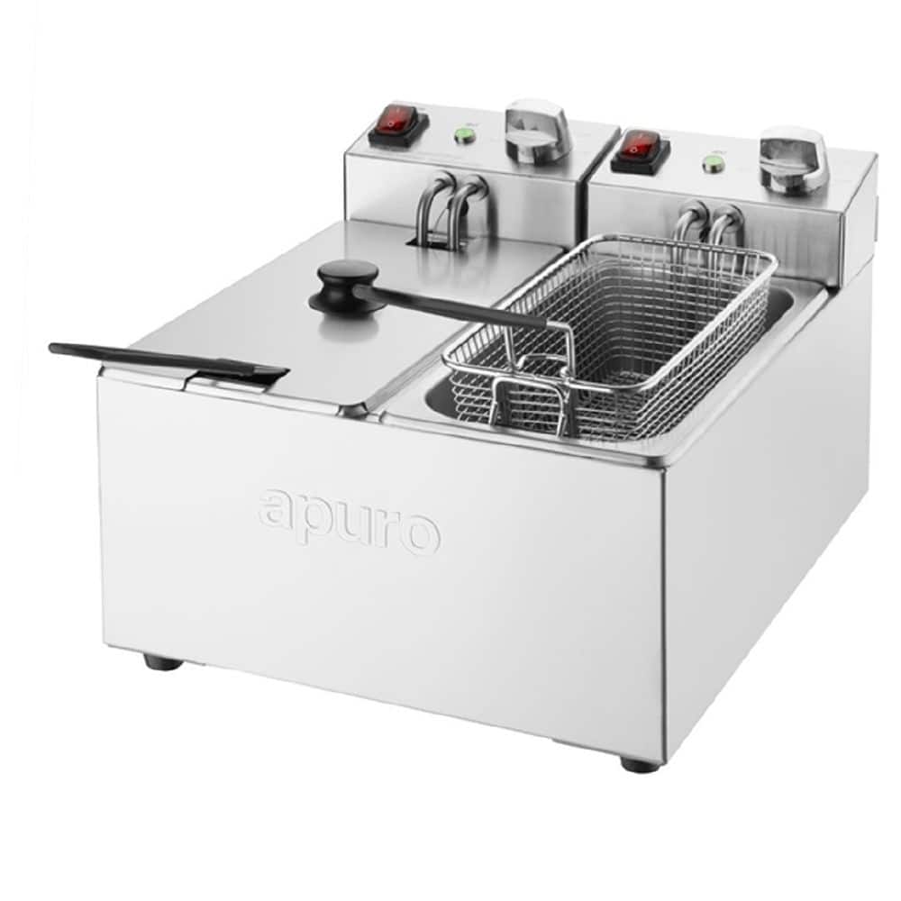 Apuro Double Fryer 2x3000ml 2x2kw 2x10amp