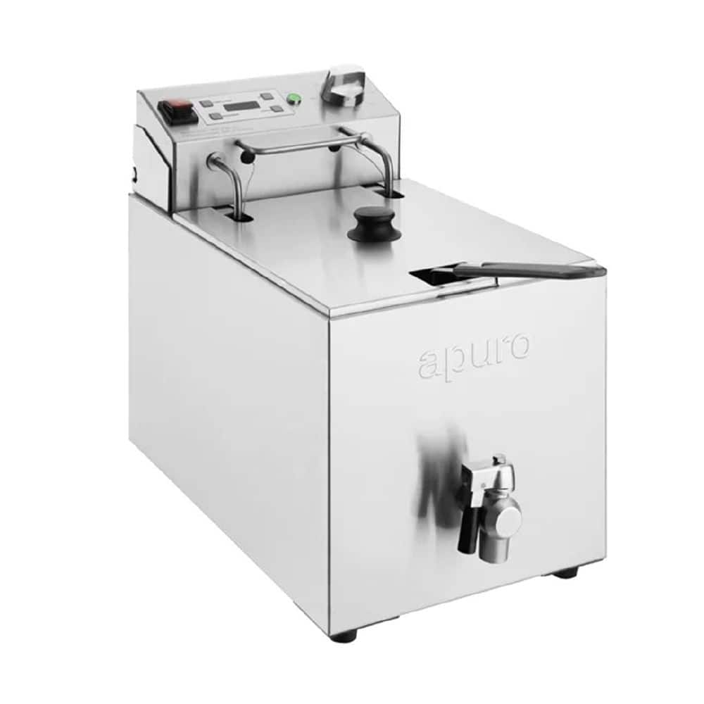 Apuro Single Electric Fryer 8000ml with Timer 2.9kw 15amp