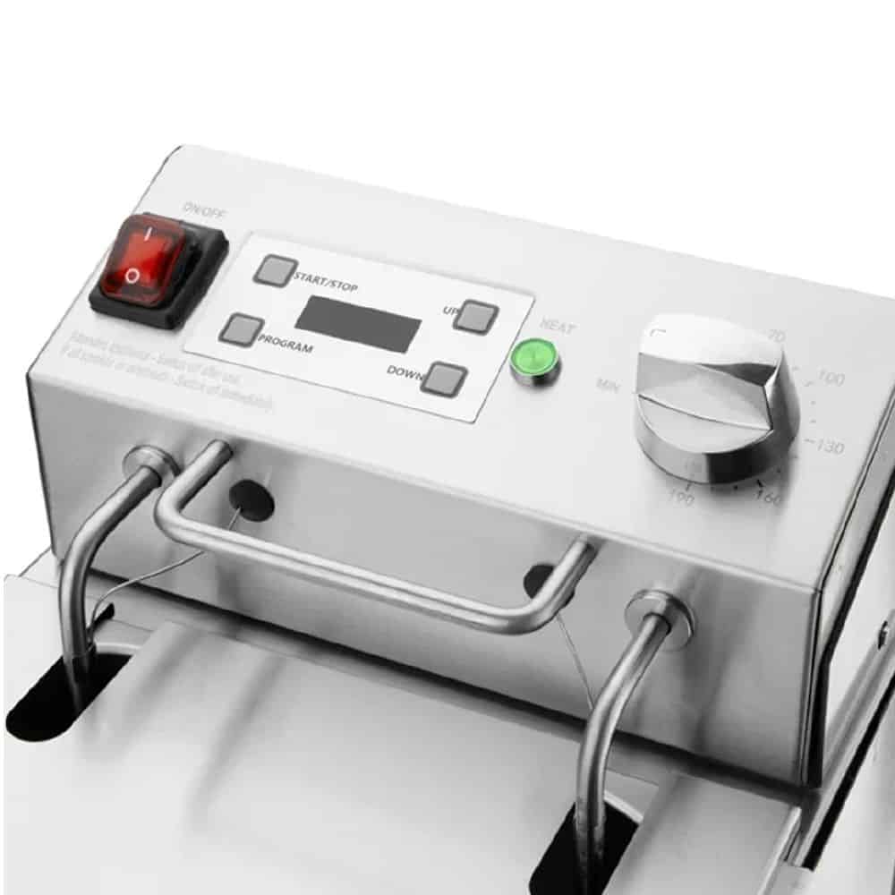 Apuro Single Electric Fryer 5000ml with Timer 2.8kw 15amp