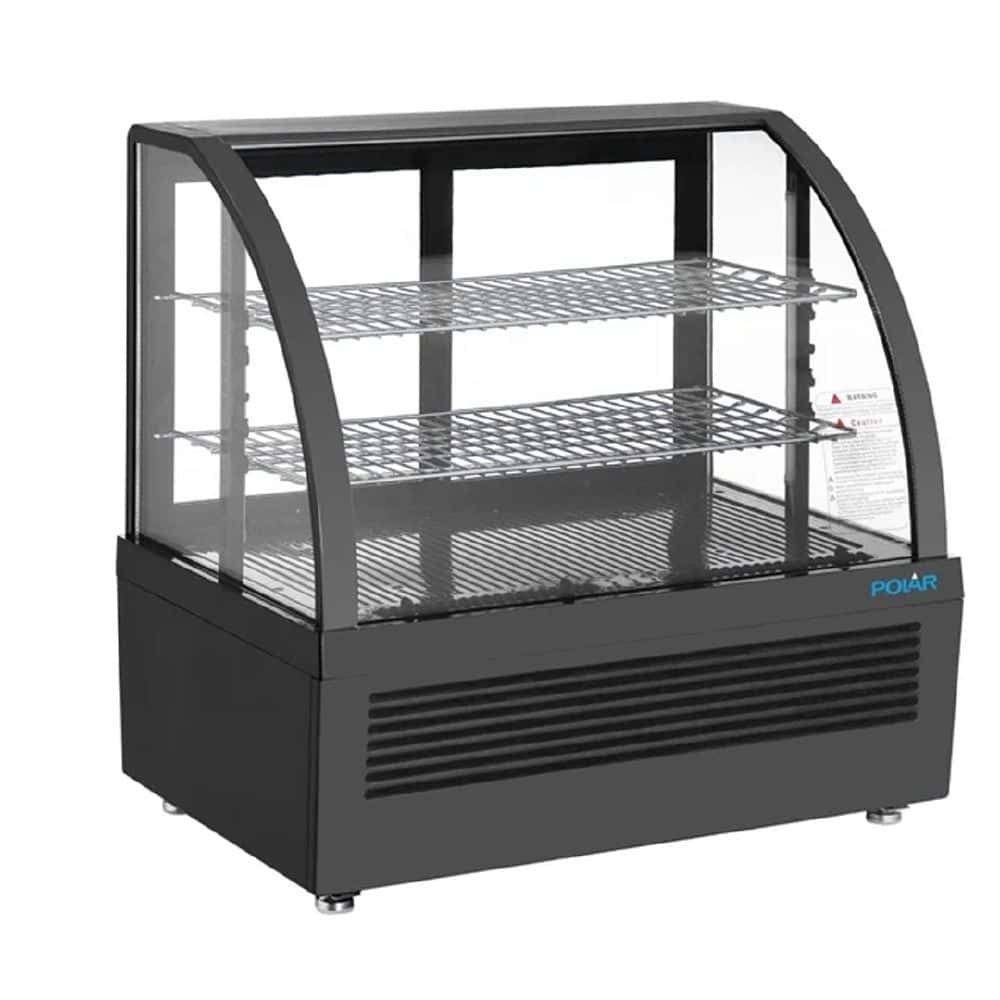 Polar C-Series Countertop Display Fridge 100Ltr 220V - Black