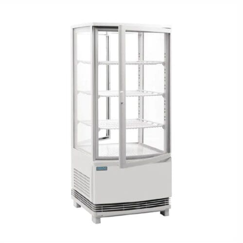 Polar C-Series Energy Efficient Curved Door Display Fridge 235Ltr 220V - White