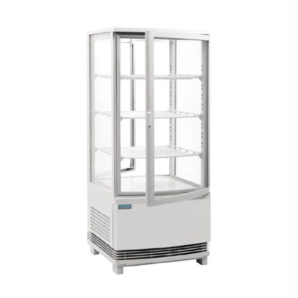 Polar C-Series Energy Efficient Curved Door Display Fridge 235Ltr 220V - White