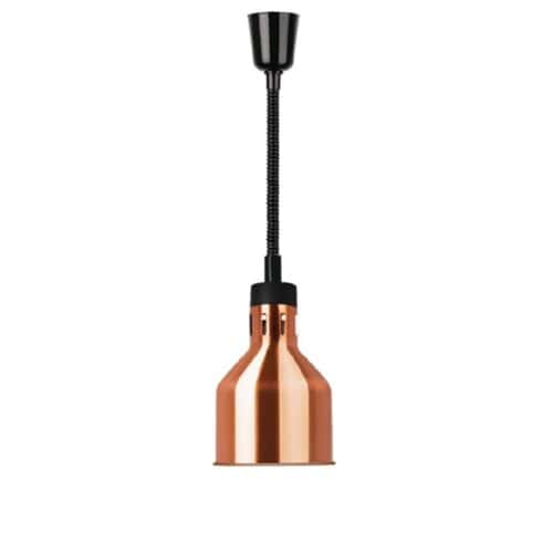 Apuro Retractable Heat Lamps 280mm-1520mm 250w - Copper Finish