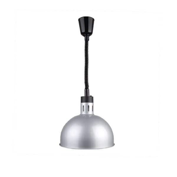 URDY461A Apuro Retractable Dome Heat Lamps 280mm-1520mm 250w - Silver Finish
