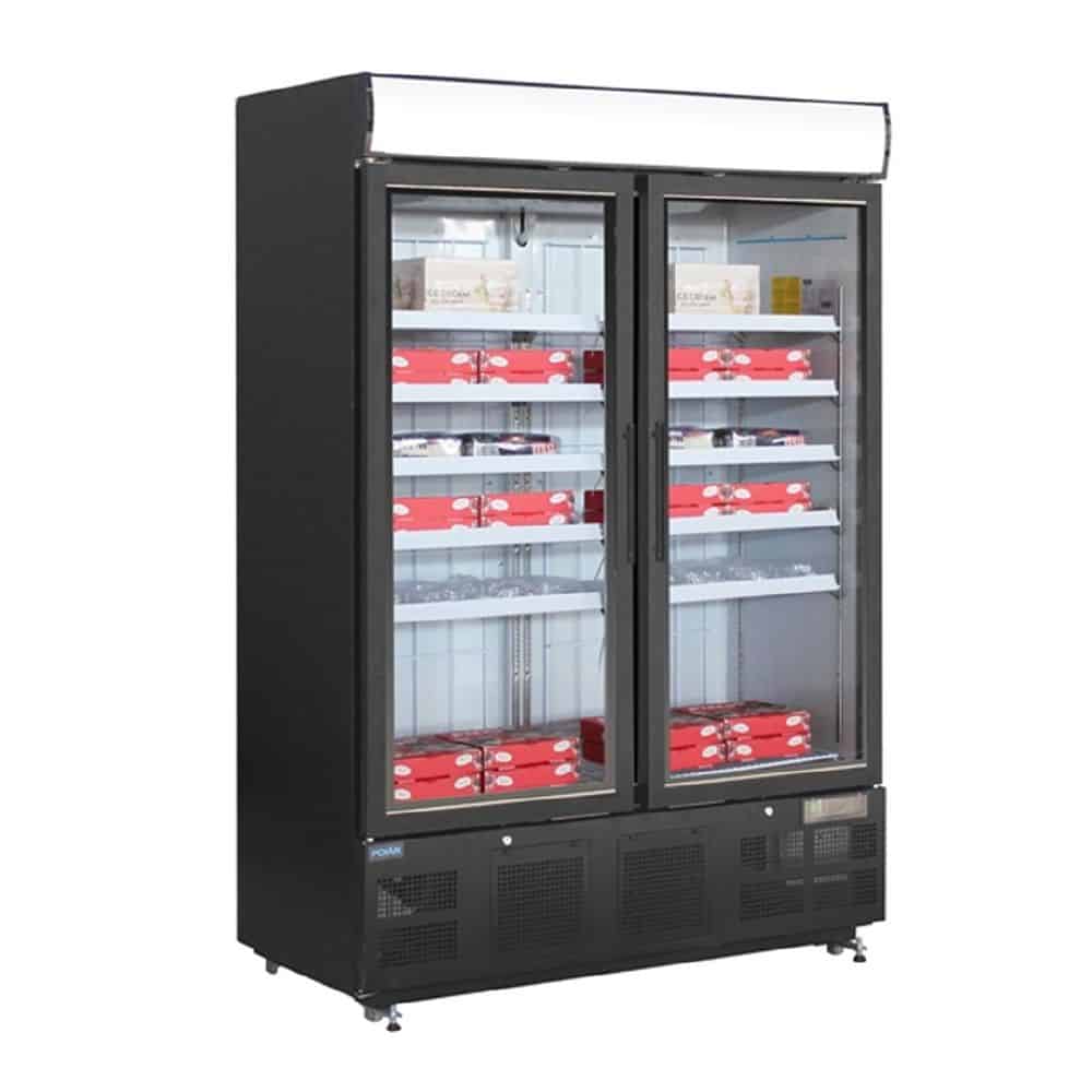 Polar G-Series Upright Display Freezer 920Ltr - Black