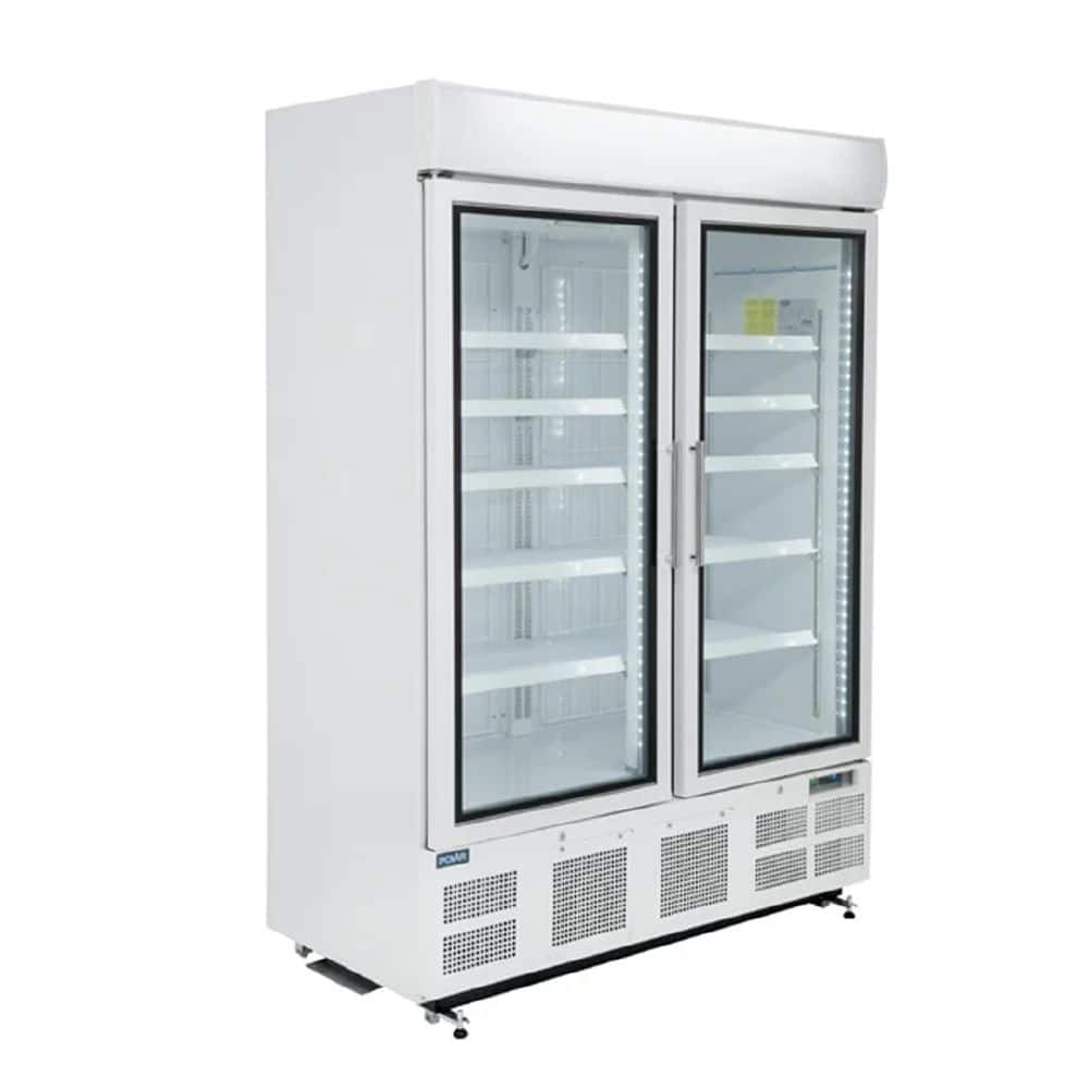 Polar G-Series Upright Display Freezer 920Ltr - White