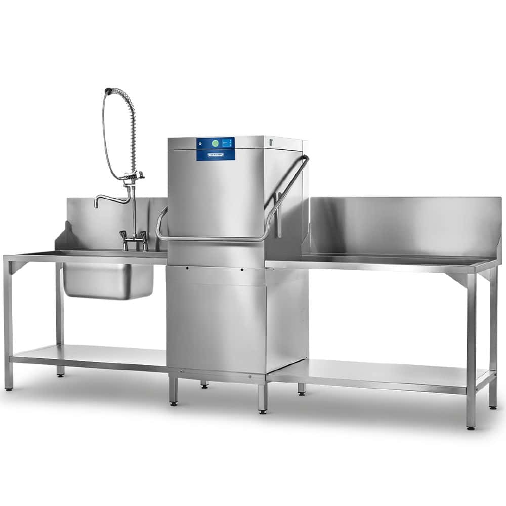 Hobart Pass Through Dishwasher Auto Lift Hood Profi AMXXL-HL 2000ml 7.1kW 3x15amp 3ph